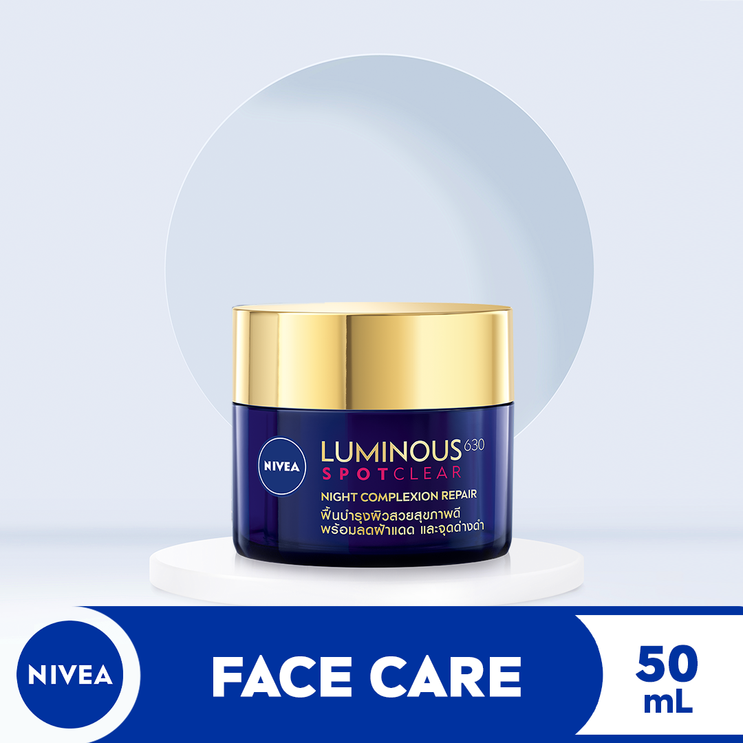 NIVEA Face Care LUMINOUS 630 SPOTCLEAR Night Cream Complexion Repair for dark spot reduction