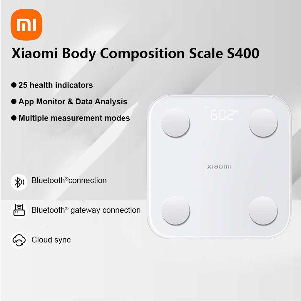 Xiaomi Smart Body Composition Scale S400 Composite Weight LED Bluetooth ...