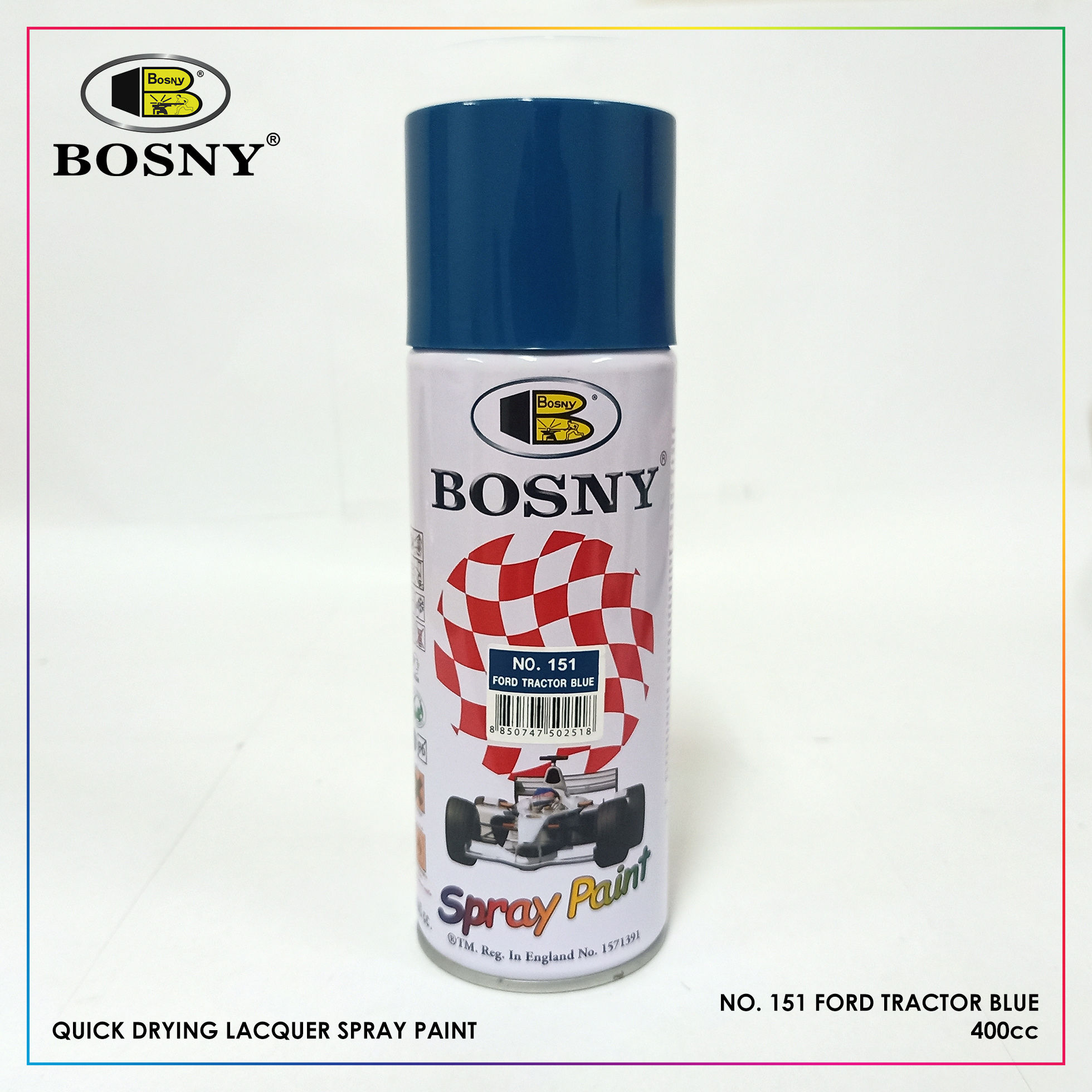 Bosny Acrylic Spray Paint Ford Tractor Blue No.151 BSNY151 Lazada PH