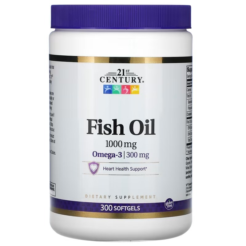 Fish Oil, 1,000 mg, 300 Softgels Lazada PH