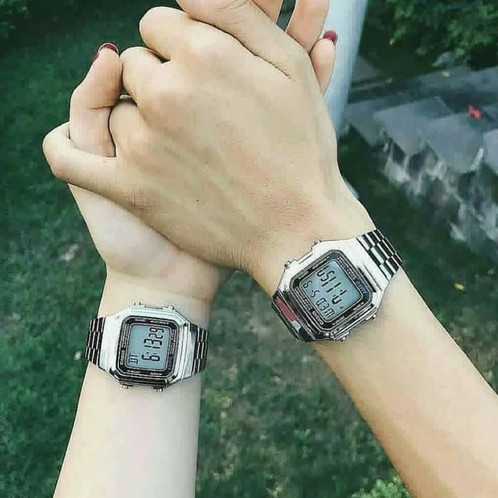 Casio Digital Unisex Silver Stainless Steel A178WA-1ADF Water Resist |  Lazada PH