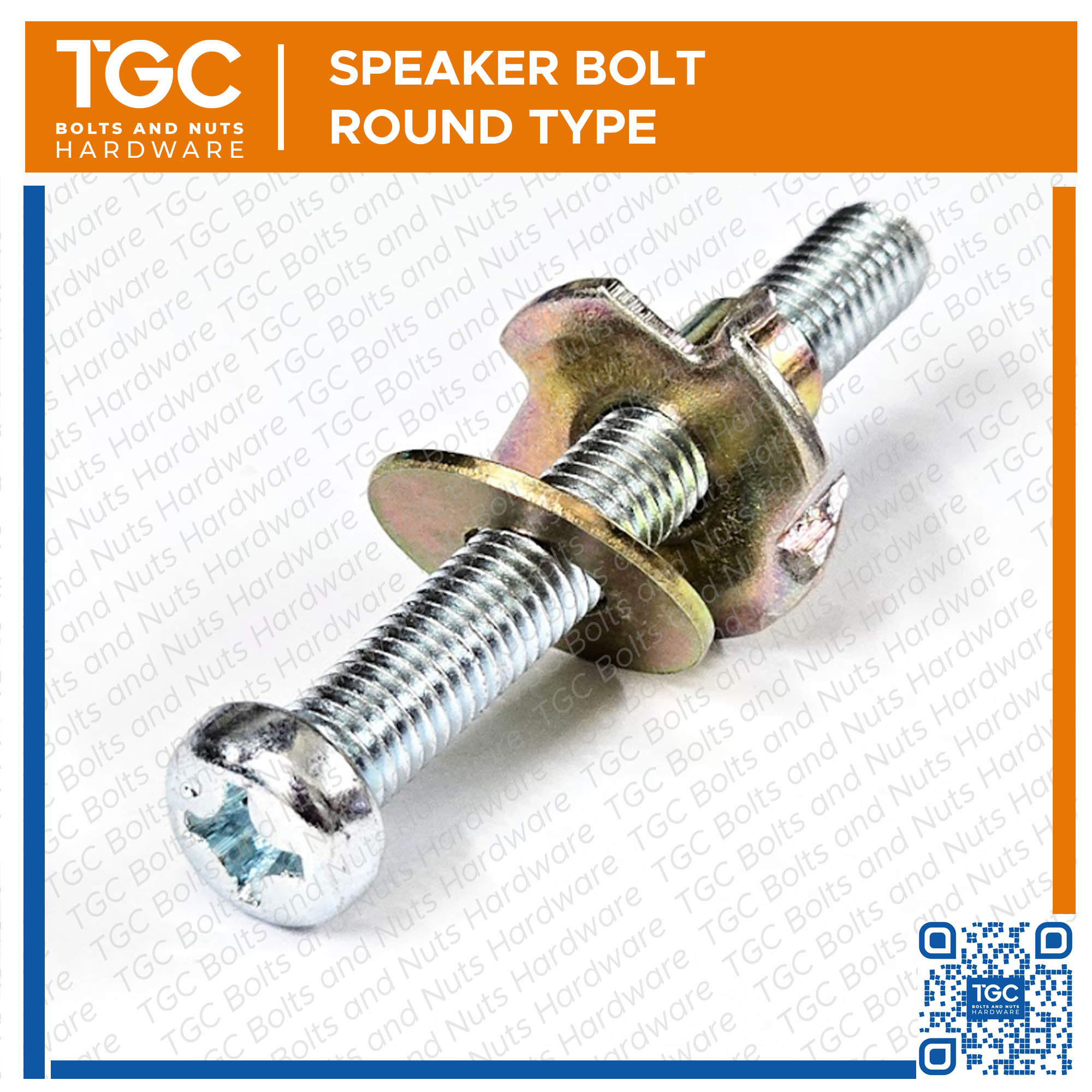 TGC 5SETS Speaker Bolt / Tnut with Bolt for Speakers / Tnut with Screw