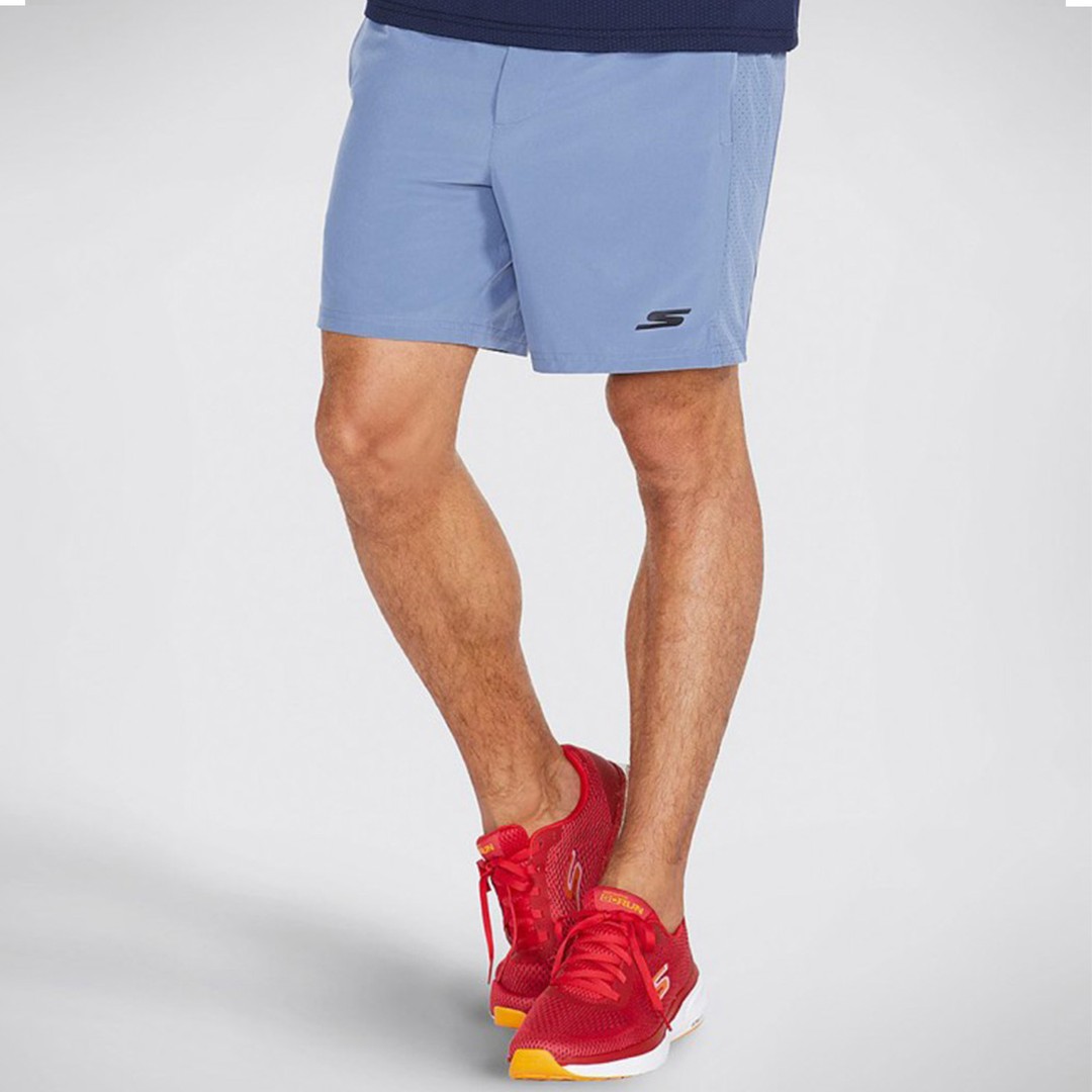skechers shorts mens red