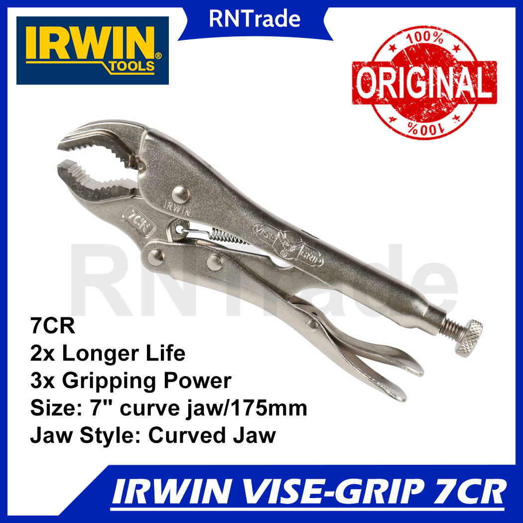 IRWIN Vise Grip Curve Jaw Locking Plier 7" (7CR) Lazada PH