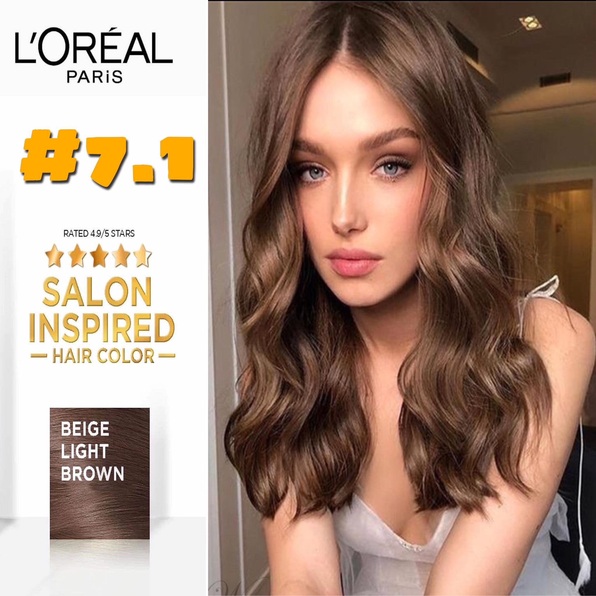 Best Seller Loreal Excellence Fashion # Hair Color Beige Light Brown |  Lazada PH