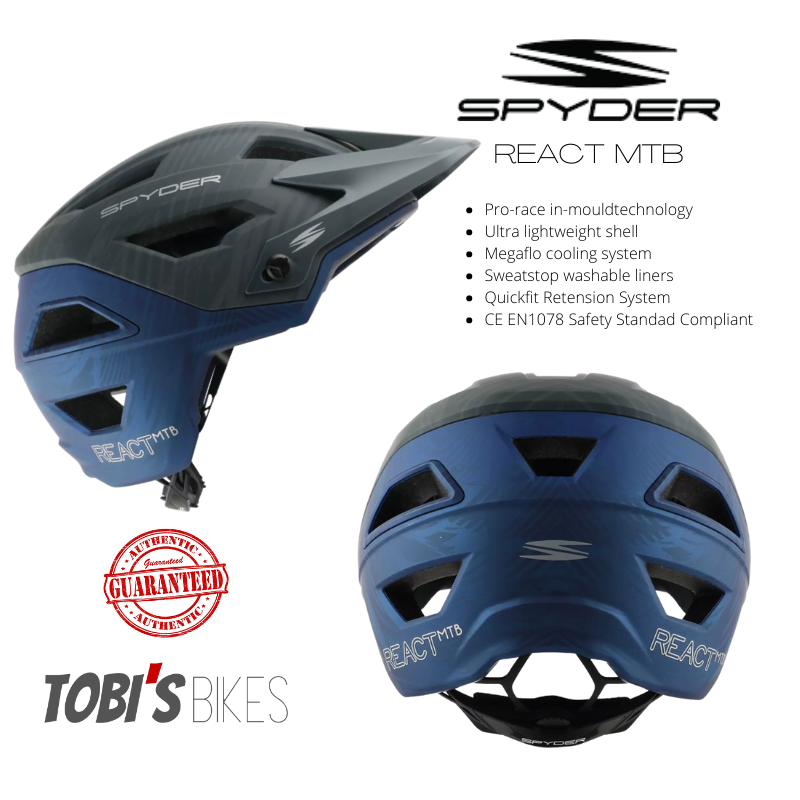 spyder react mtb helmet