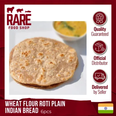 Wheat Flour Roti Plain Indian Bread(6 PCs)