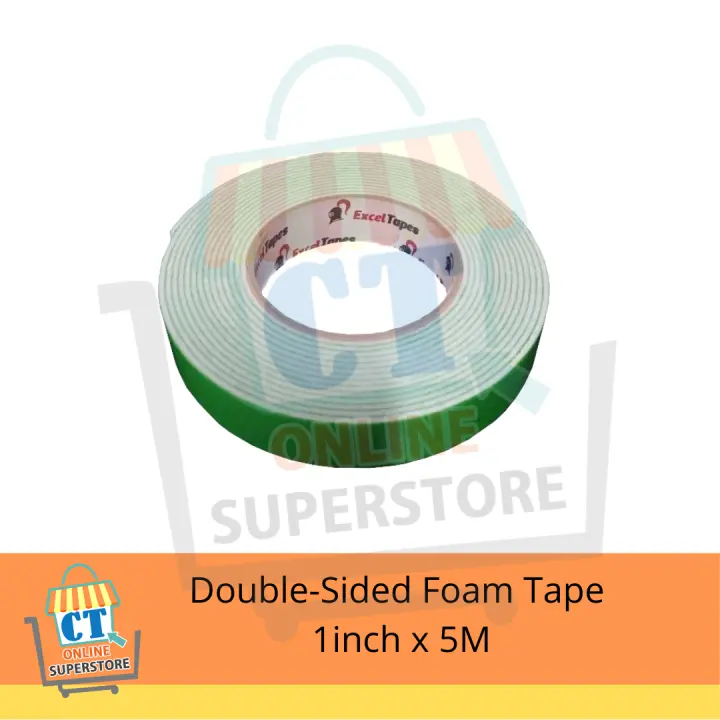 Double Sided Foam Tape 1inch X 5m 1pc Only Lazada Ph