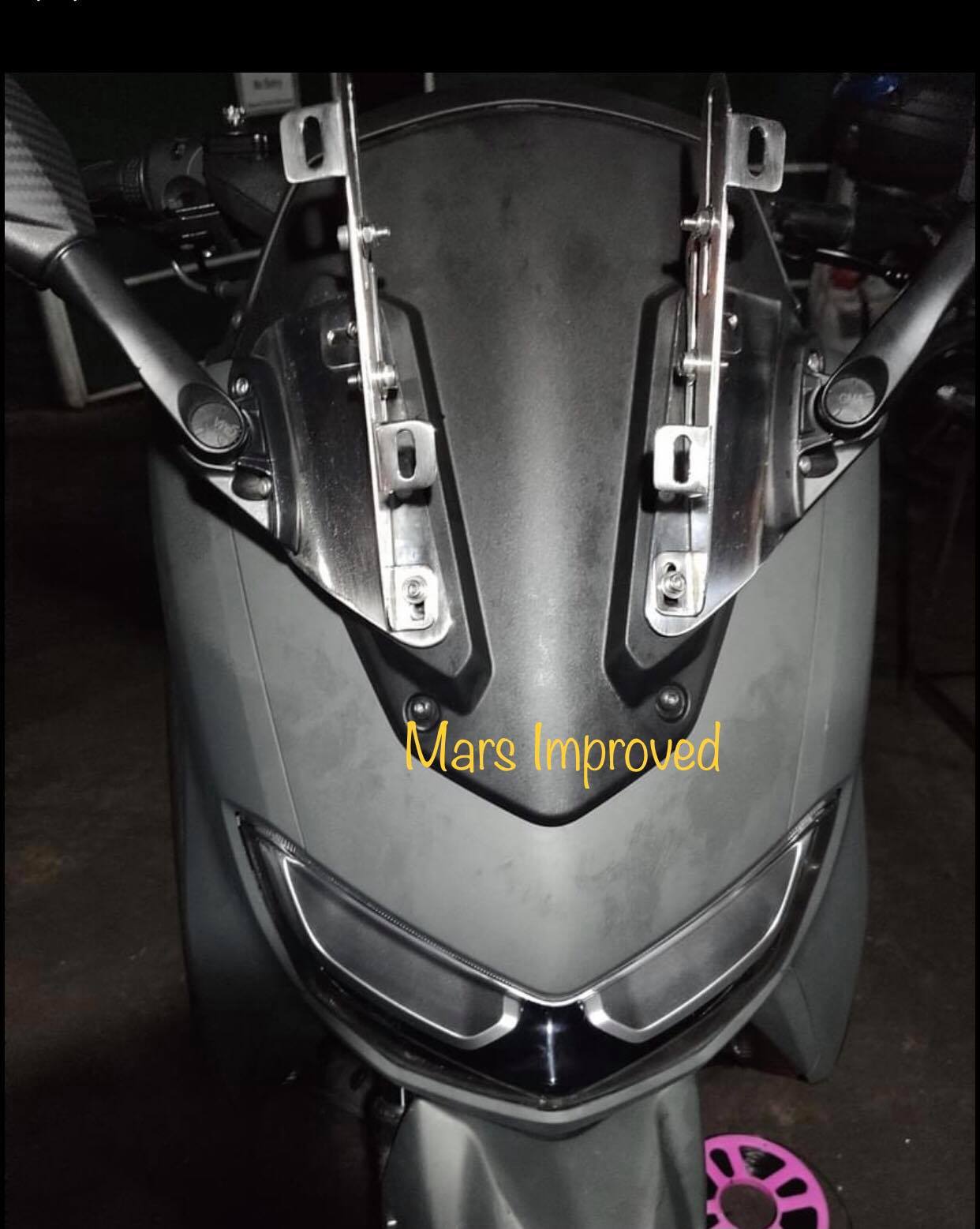 Nmax 2 Stainless Bracket Set with Sidemirror Long Stem Lazada PH