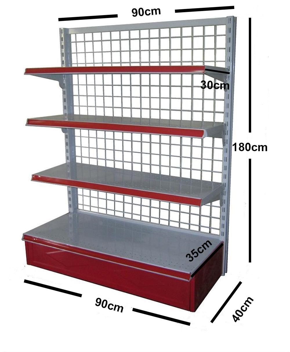 display racks for shop on Gondola Display Rack For Supermarket Grocery Racks With 4 Layers White Red Lazada Ph