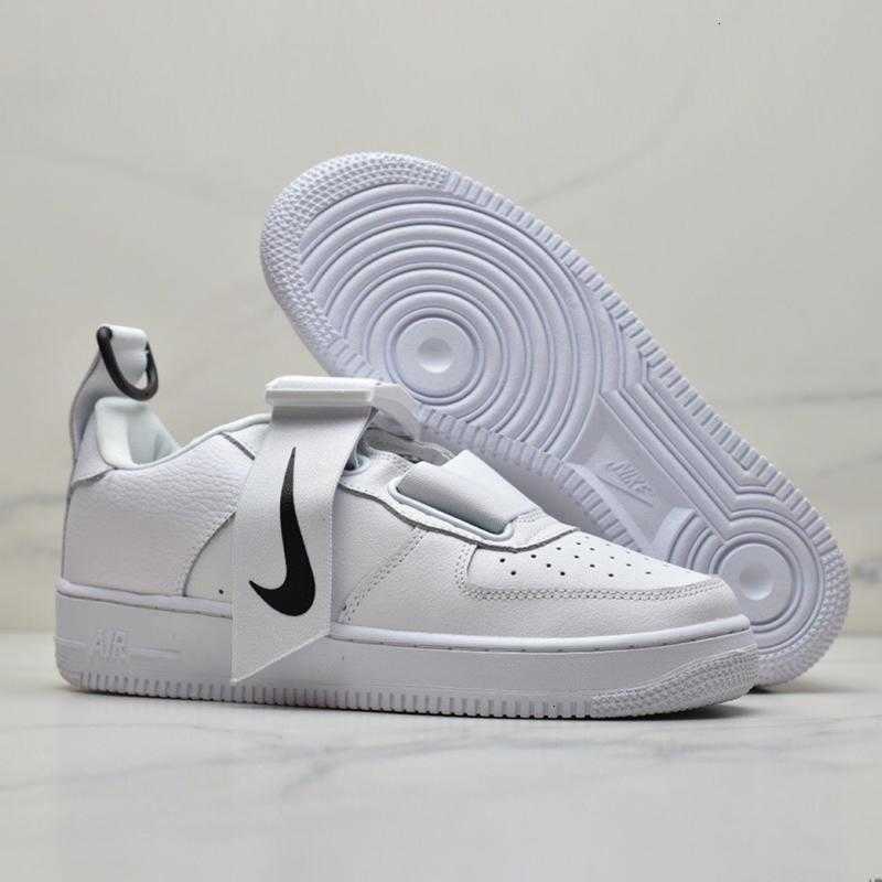 Ready Stock Original Nike_Air_Force_1 AF1 Utility Men Skateboarding Shoes Deconstruction Sneakers_Fashion Travel Shoes