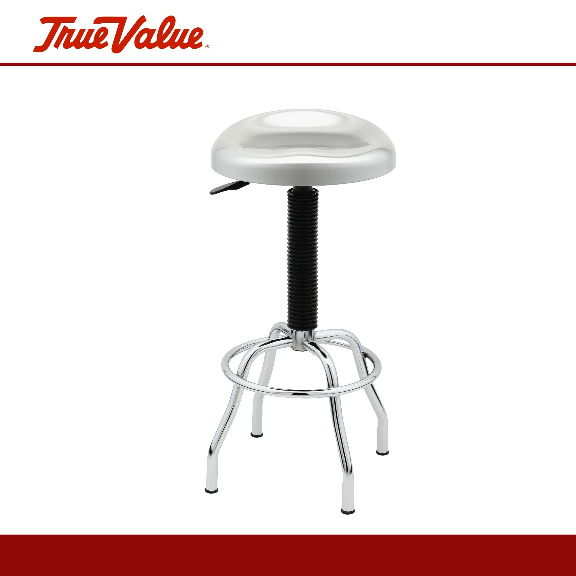 Stainless Steel Seat Pneumatic Adjustable Work Stool – Seville