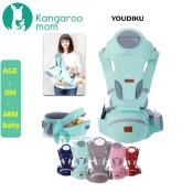 Breathable Baby Bear Carrier with Hip Seat 