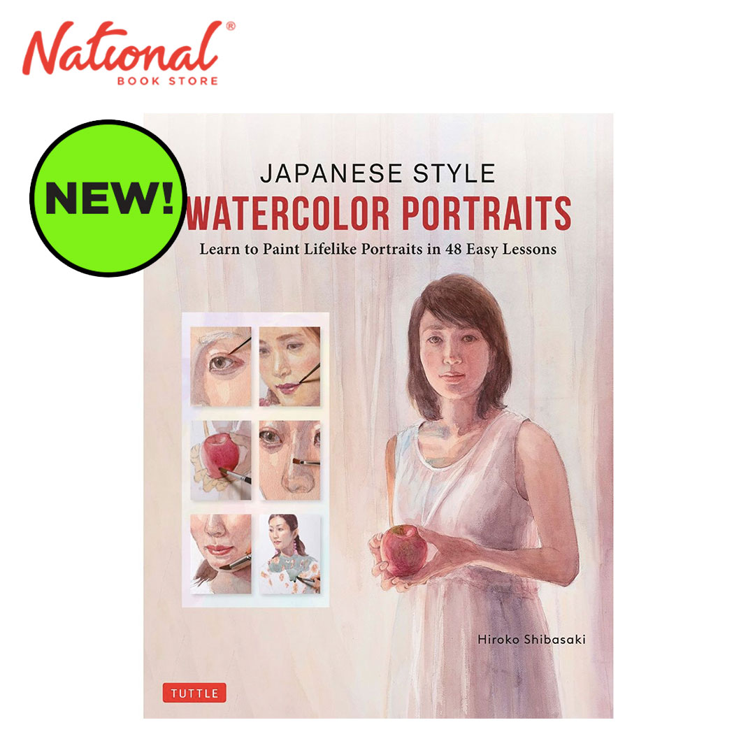 Japanese Style Watercolor Portraits by Hiroko Shibasaki Hardcover