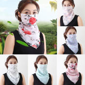 2sql Women fashion Face Mask Sunscreen mask Outdoor supplies Scarf Mask Sports mask Accessories fashion Windproof Summer 1 pc
