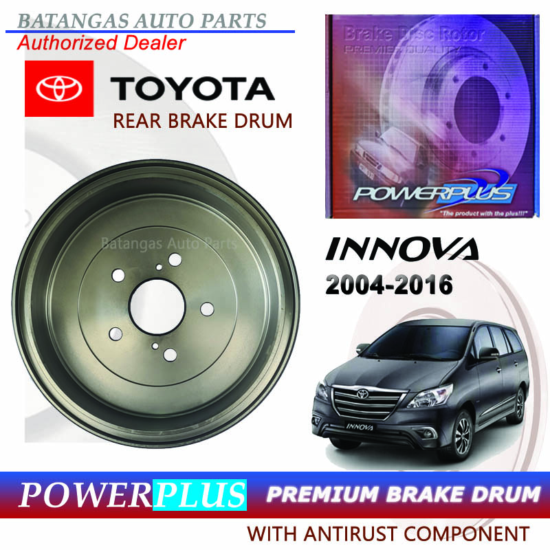 Brake Drum Rear Toyota Innova 20052016 424310K100 Lazada PH