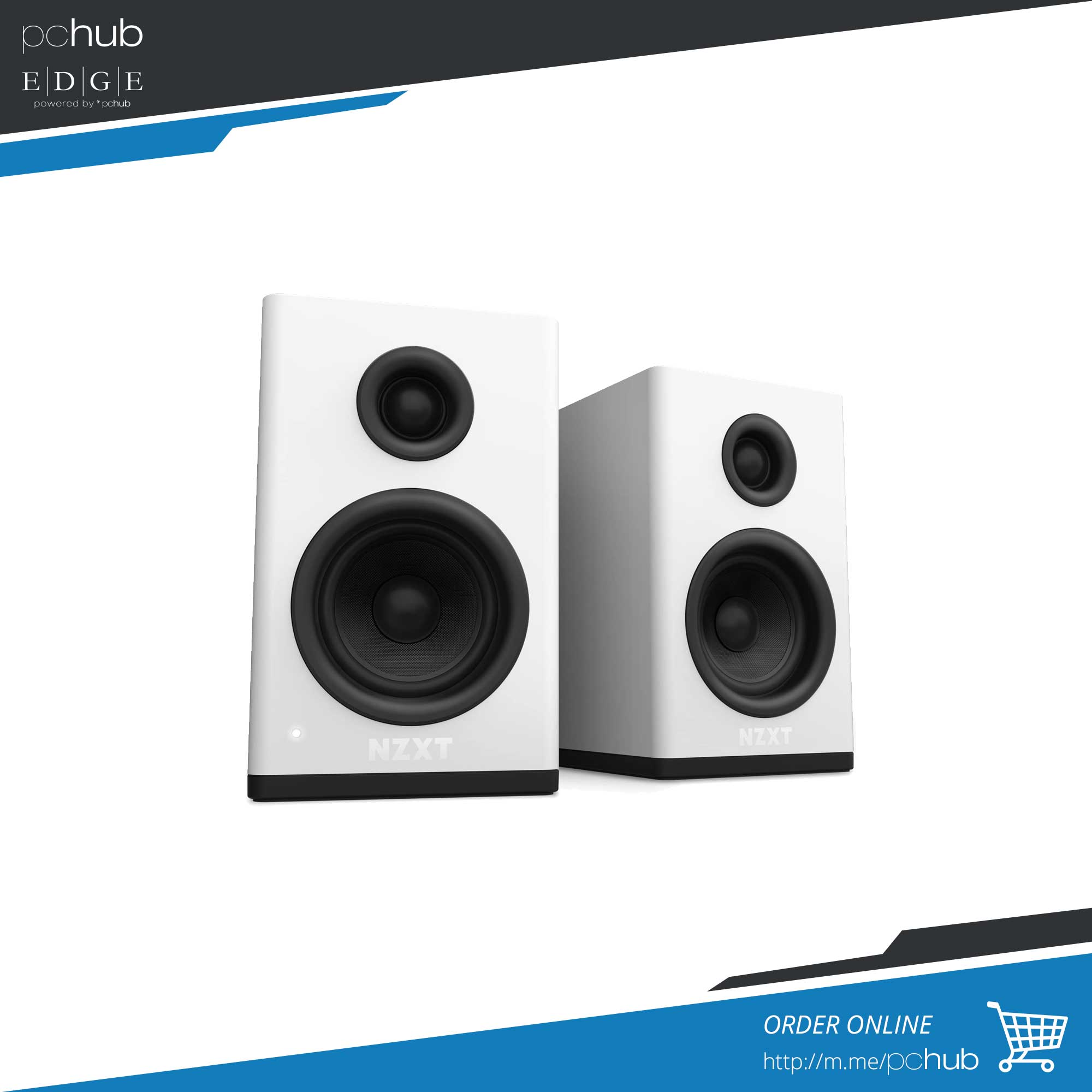 NZXT Relay Speakers White アンプ内蔵 PCスピーカー