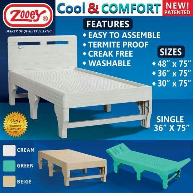 ZOOEY COOL AND COMFORT with BED FRAMES 48 /SEMIDOUBLE review and price