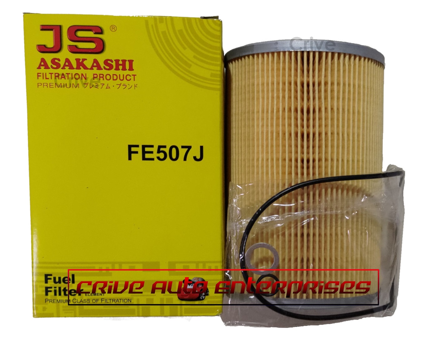 GENUINE JS FE-507J Fuel Filter for Isuzu Bus [8PE1, 8PF1, 10PC1