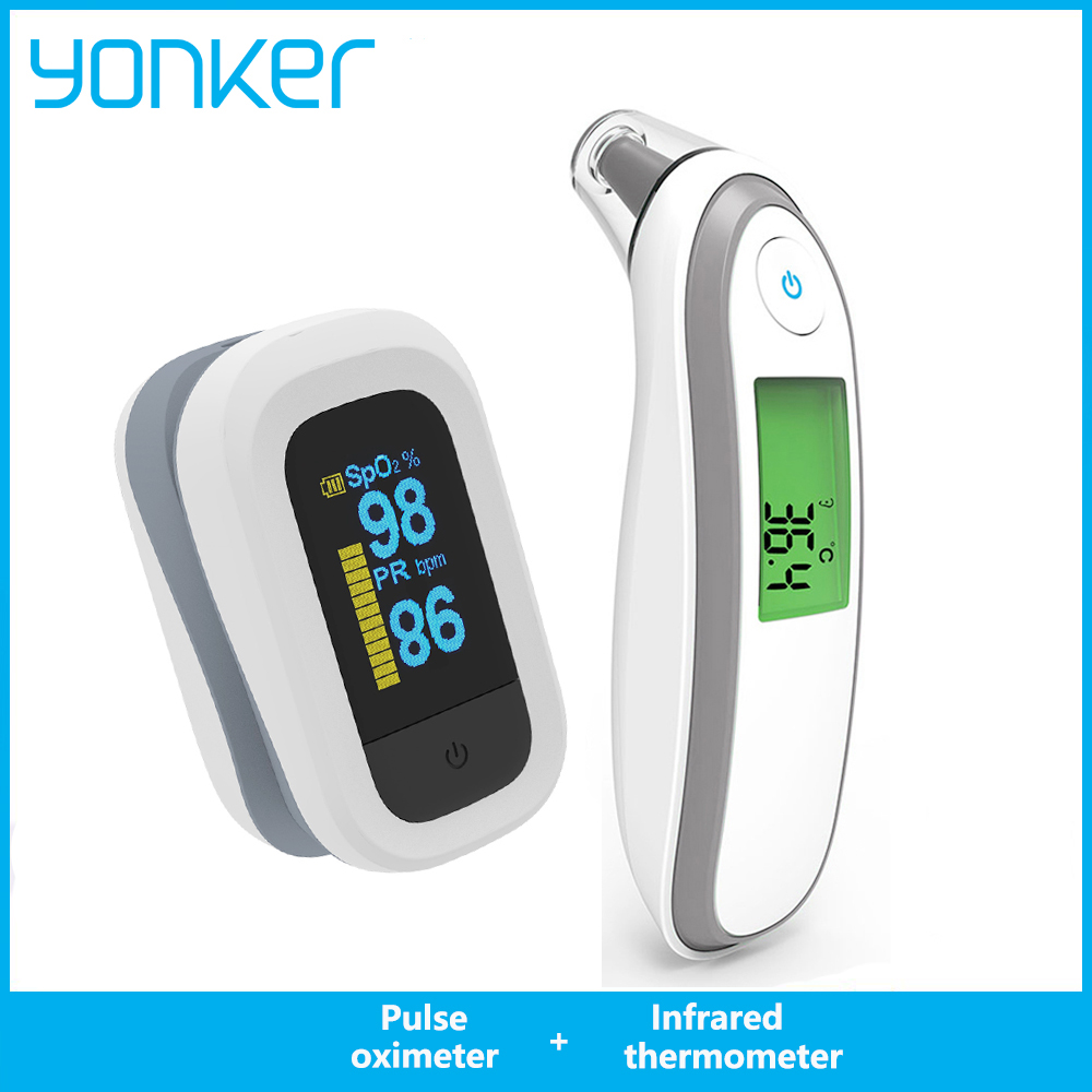 Yonker Pulse Oximeter Monitor Fingertip Blood Oxygen Saturation And