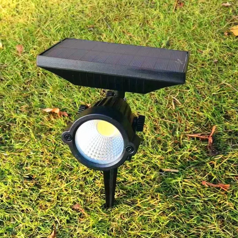 Solar Spotlight Lawn Flood Light Outdoor Garden 5W Wall Lamp Landscape