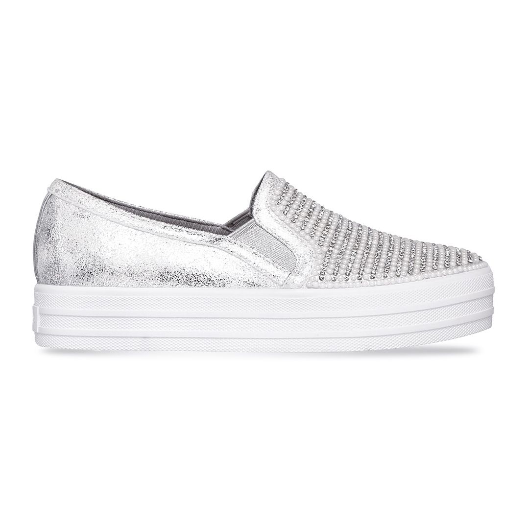 skechers shiny dancer silver