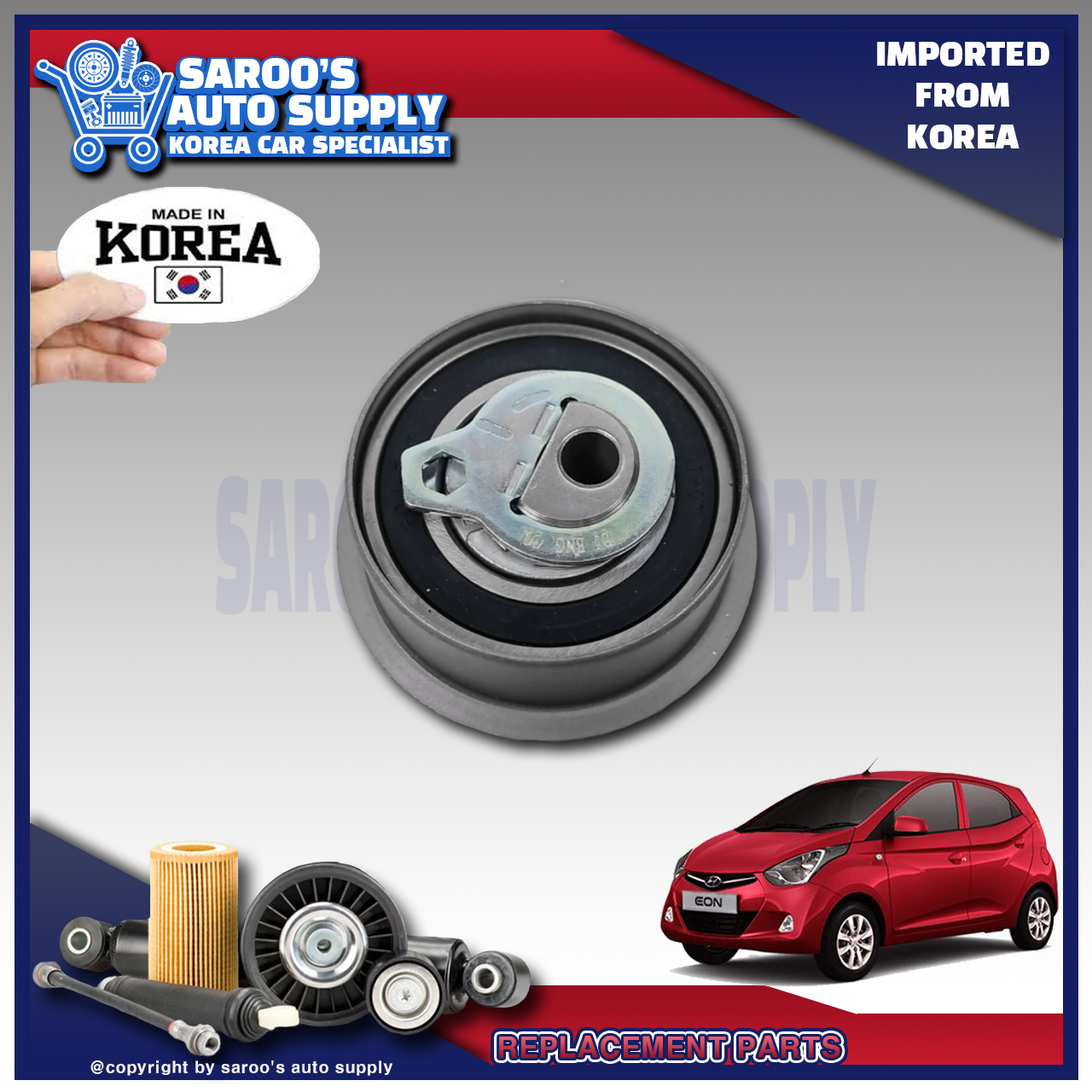 [Epsilon] Timing Belt Tensioner For Hyundai EON , 20112019 , 800cc