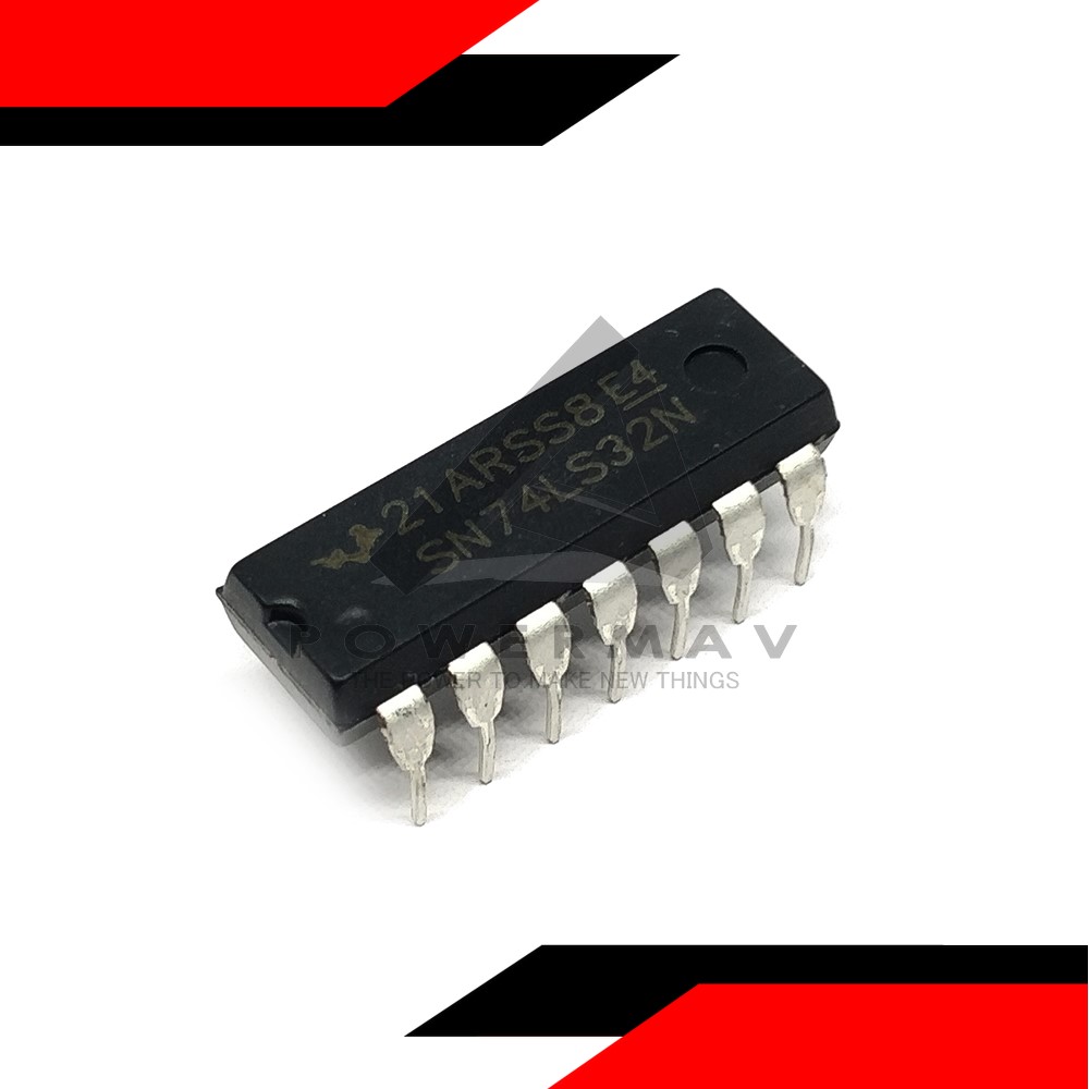 thumbnail image 2 of 5x National DM74LS32N Quad 2-Input Positive-OR Gate IC – DIP-14, LS Series 2 of 6