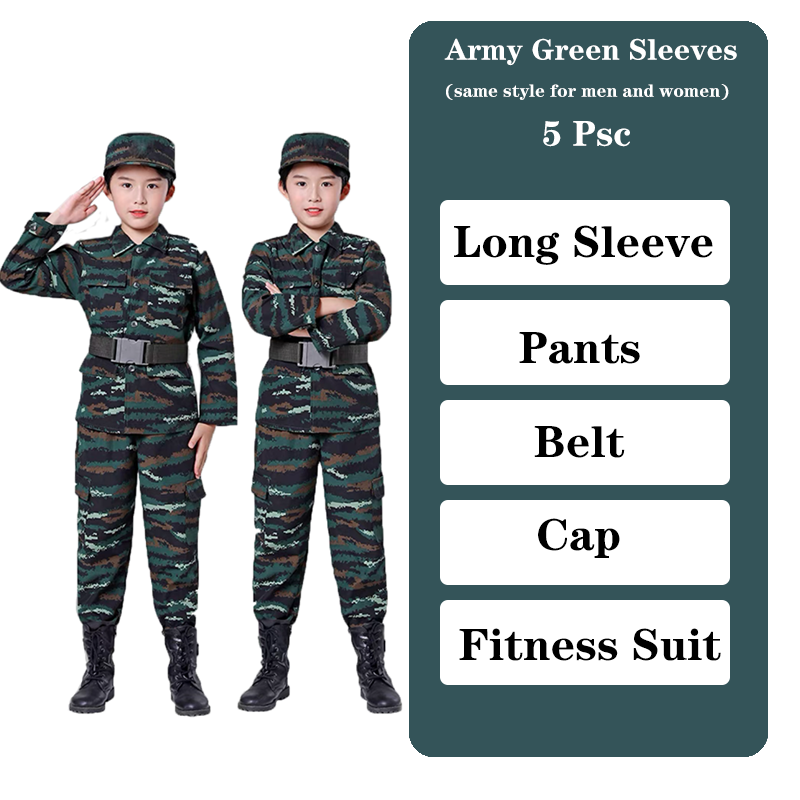 LUXA Military Army Costume Career Costume for Kids Boys Girls Soldier ...