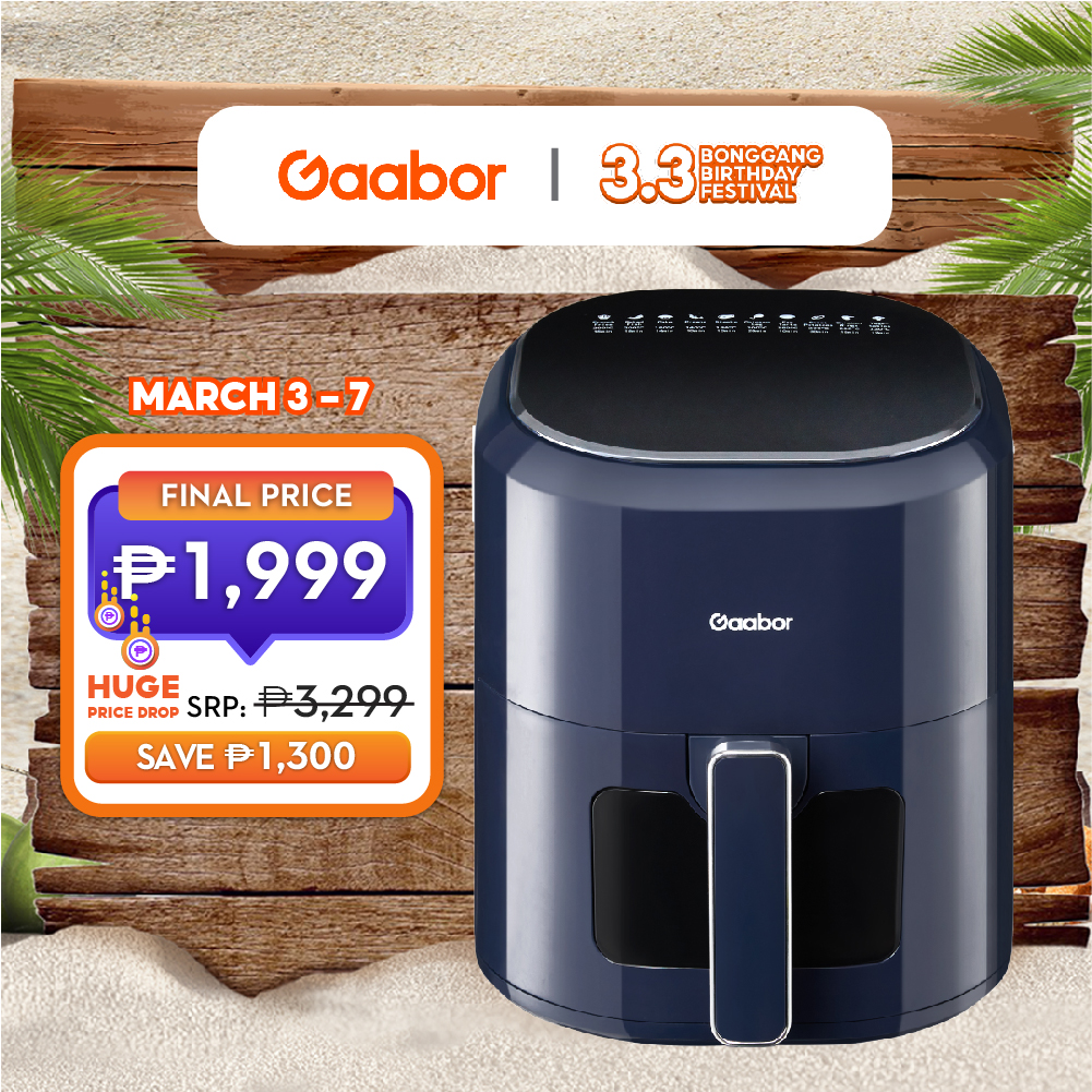 【NEW】Gaabor 5L Airfryer with Viewable WIndow, Super Capacity and Multi ...