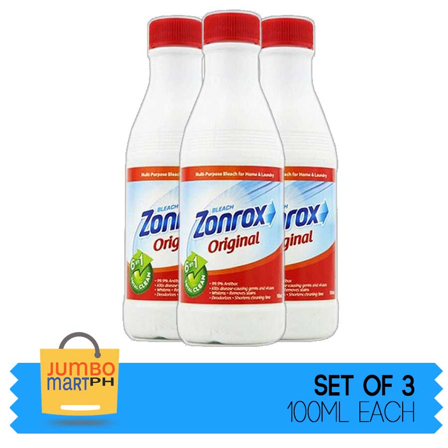 Zonrox Bleach Original 100ml Set Of 3 Lazada Ph