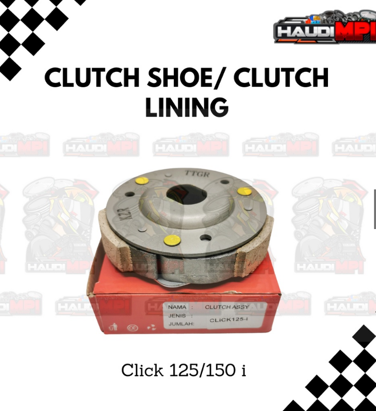 TTGR CLUTCH SHOE/Clutch Lining Click 125/150 Lazada PH
