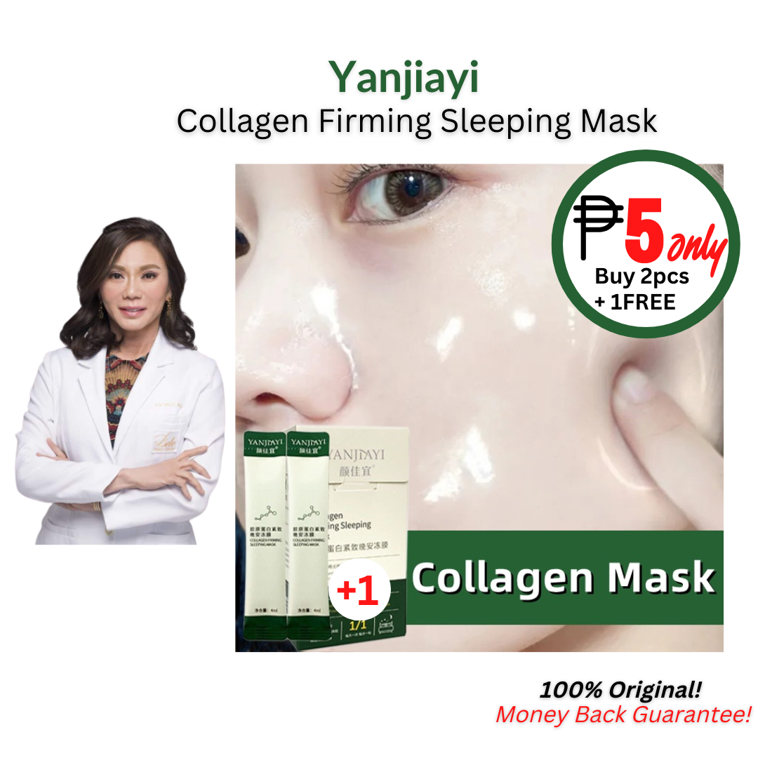 YANJIAYI COLLAGEN SLEEPING FACE MASK Buy 2pcs Get 1 Free Korean beauty