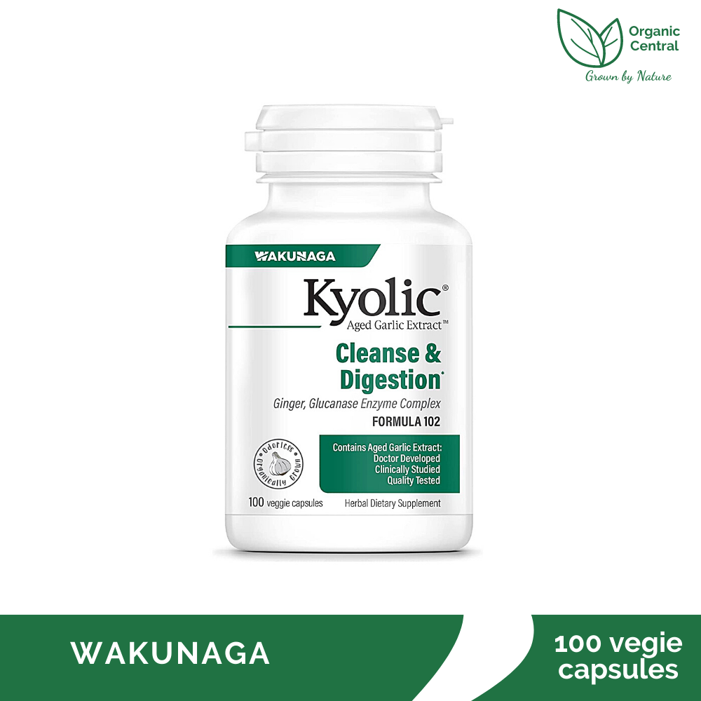 Kyolic Aged Garlic Extract Candida Cleanse & Digestion Formula 102 100