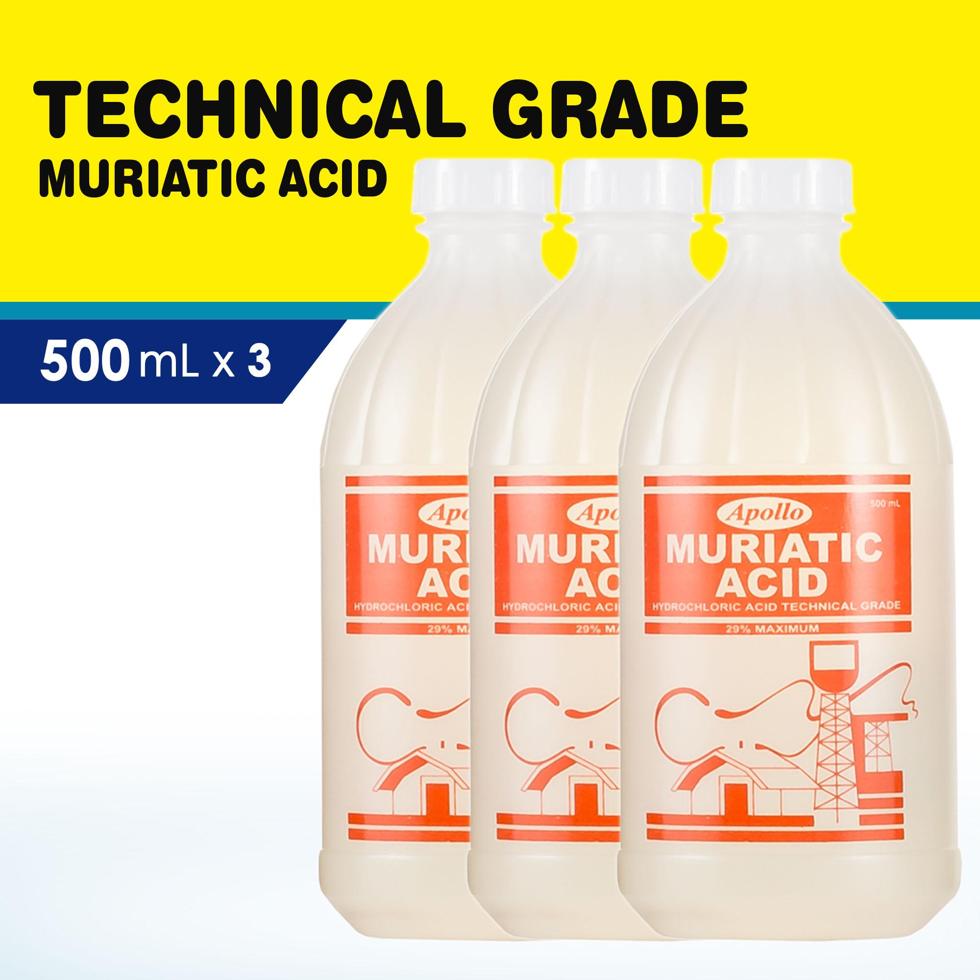 Apollo Muriatic Acid 500mL by 3s Lazada PH