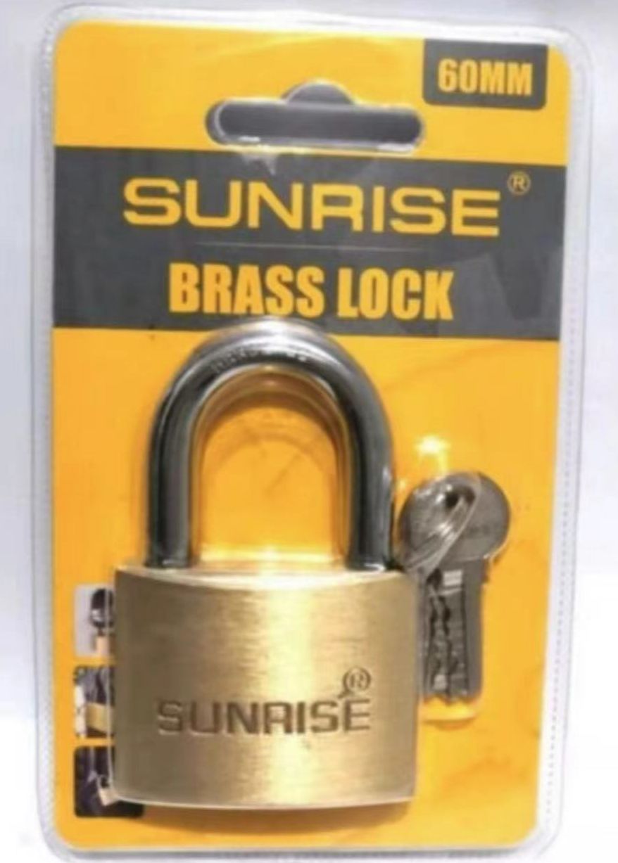 Sunrise BRASS PADLOCK / Brass Padlock Short Shackle Lazada PH