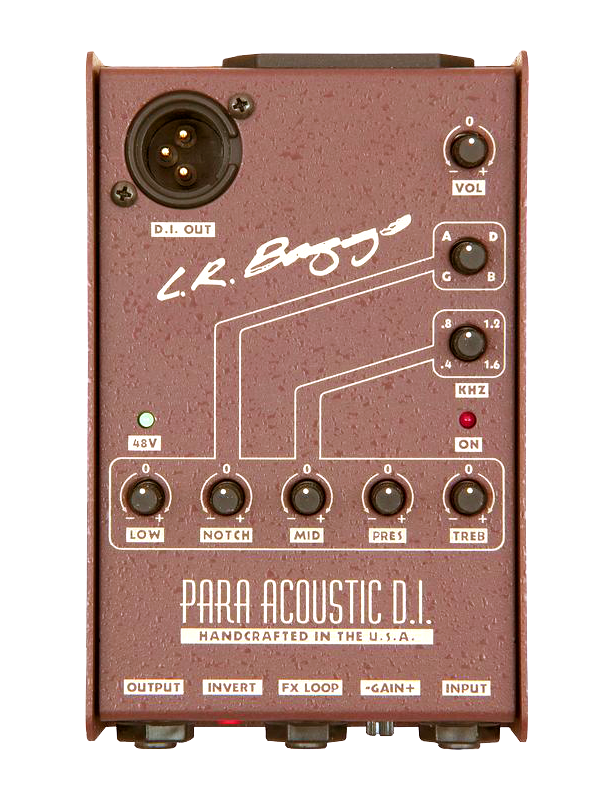 L.R. Baggs Para DI Acoustic Preamp, 5-band EQ, and Direct Box