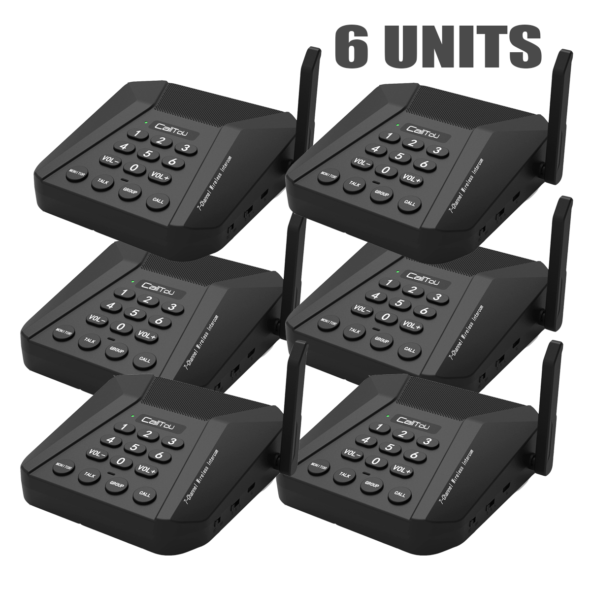 【1-3 Days Delivery】Intercom for the House Calltou Wireless Intercom for ...