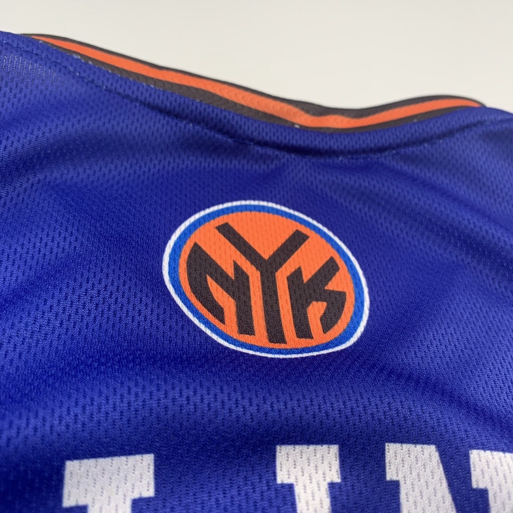 75th Anniversary Lin #17 New York Knicks Blue NBA Jersey - Kitsociety