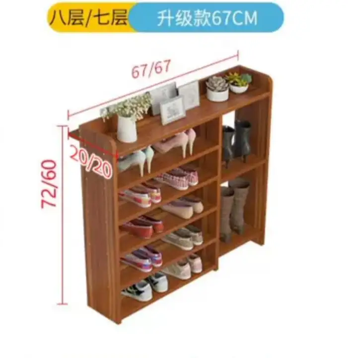 City Shoe Rack Shoe Cabinet Wood 67cm 6 Layer Lazada Ph