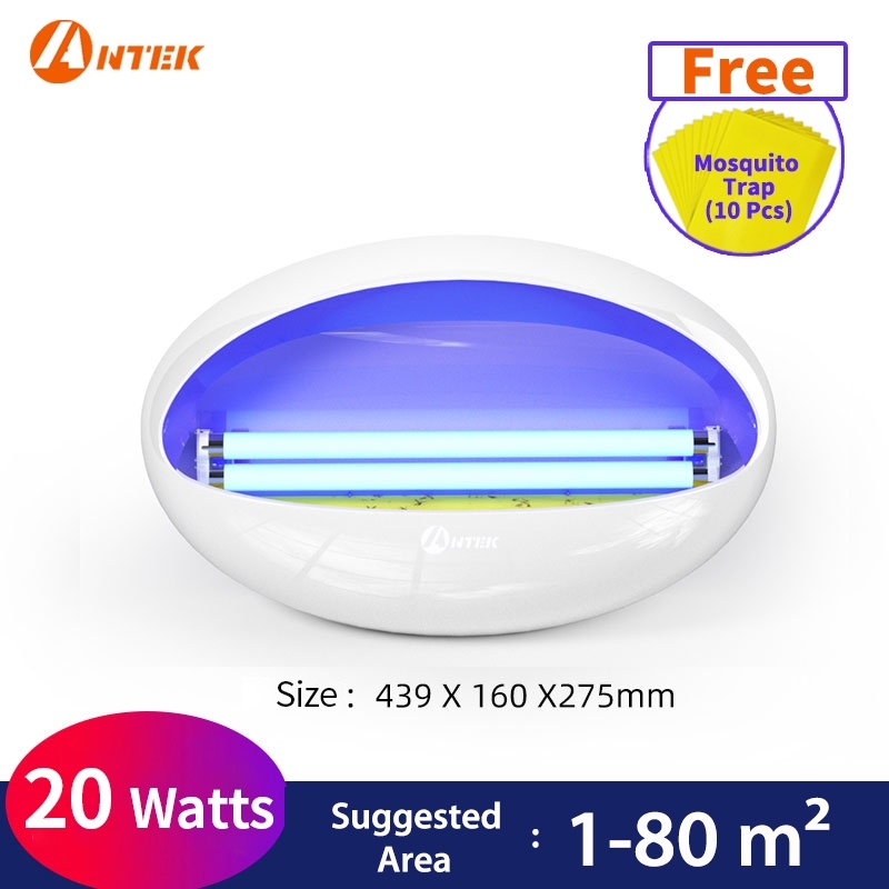 Antek Mosquito Insect Killer Lamp 10/16/20Watts Hanging Landing Indoor ...