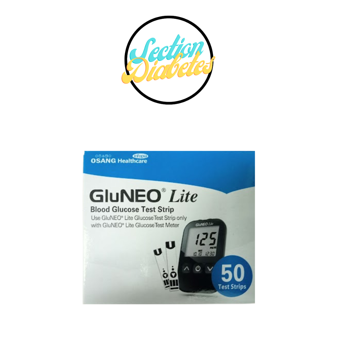 GluNEO Lite Blood Glucose Test Strips (50 pcs per box) Lazada PH