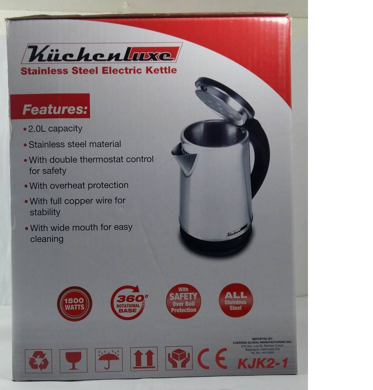 wide mouth electric kettle