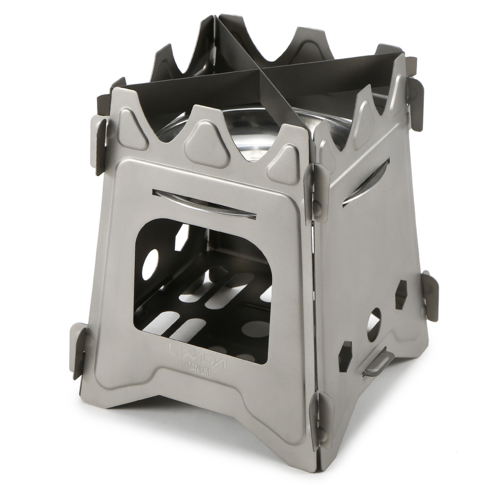 TOMSHOO Lixada Camping Titanium Wood 