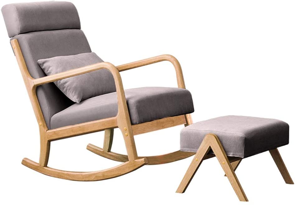 KRUZO CLUB Rocking Lounge Chair and Ottoman | Lazada PH
