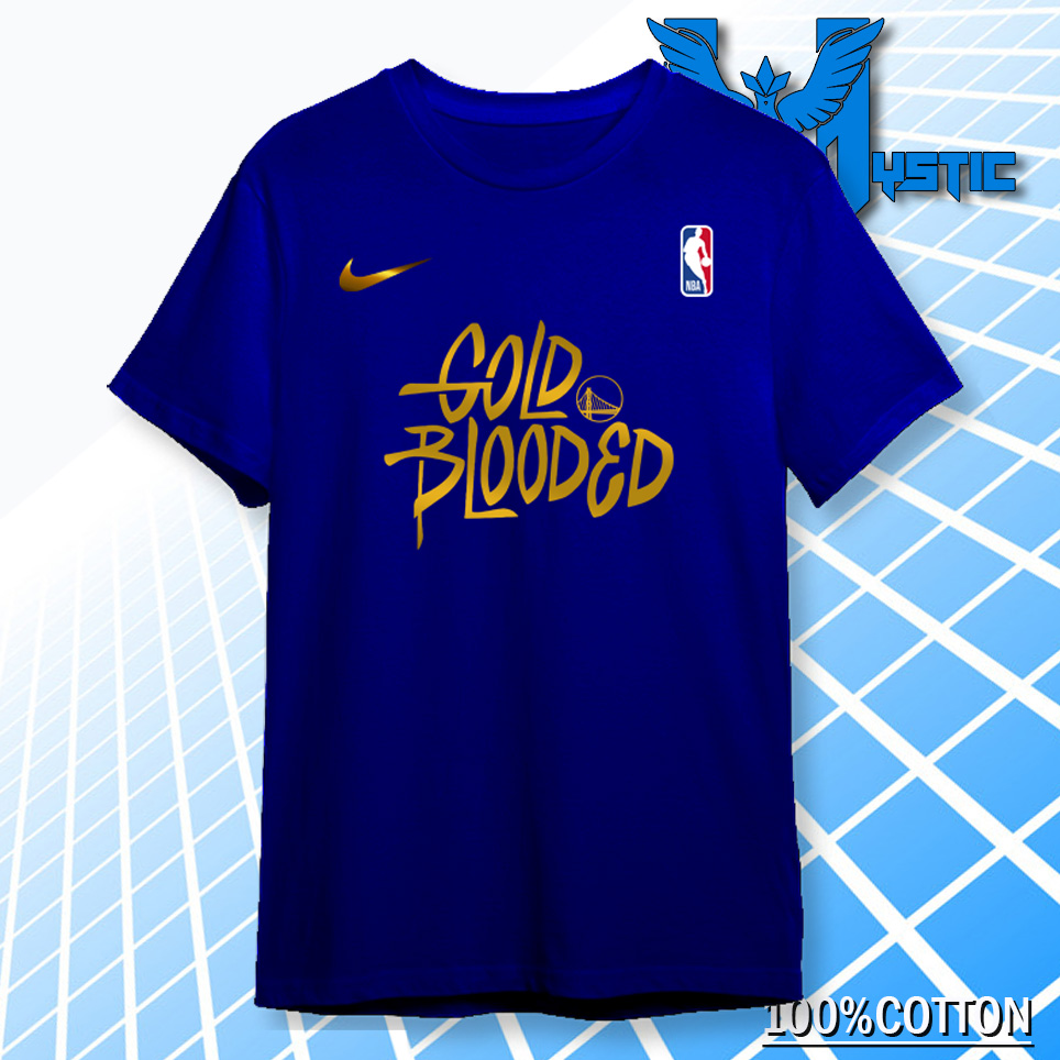 Nike Golden State Warriors Gold Blooded Shirt - High-Quality