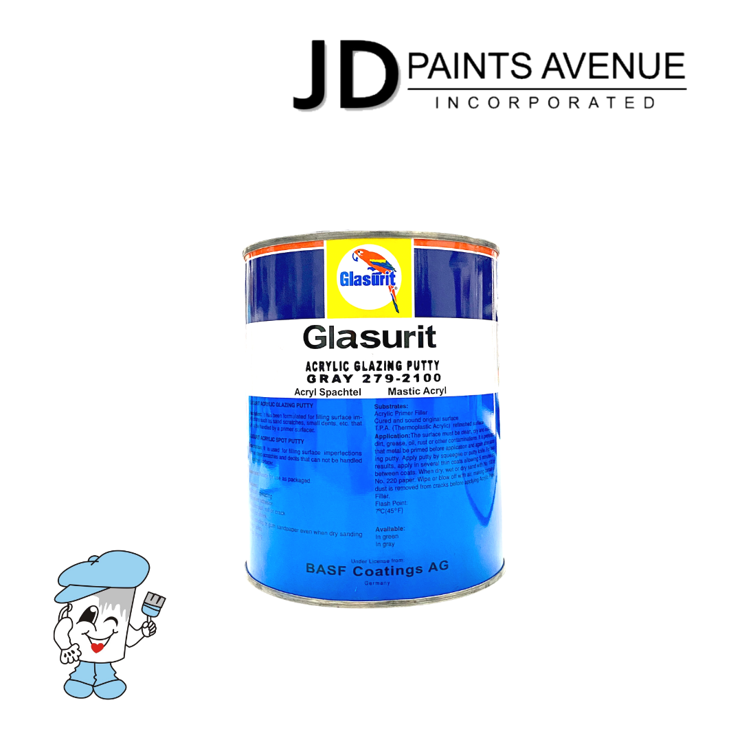 Glasurit Acrylic Glazing Putty Green / Gray 1L Lazada PH