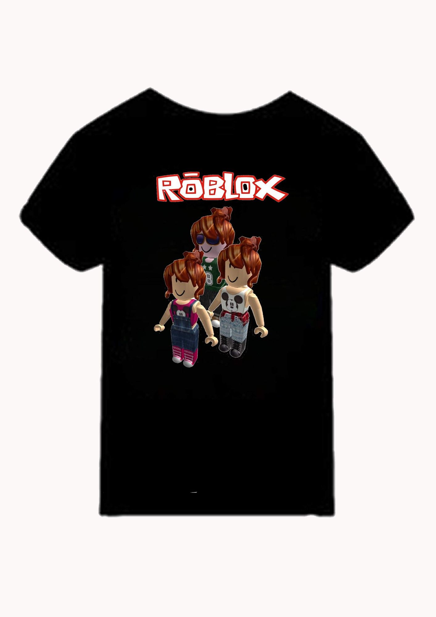 t-shirt roblox girl Kids T-Shirt by CuteDesignOnly