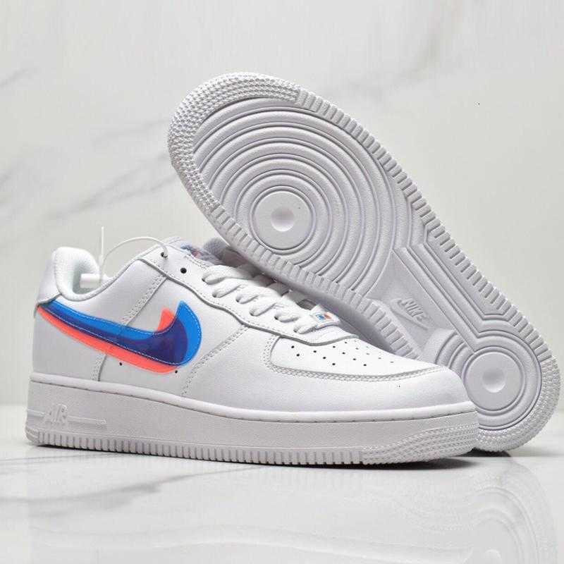 Ready Stock Original Nike_Air_Force_1 AF1 Men Skateboarding Shoes Deconstruction Simple Version Leisure Time Sneakers_Fashion Travel Shoes For Women