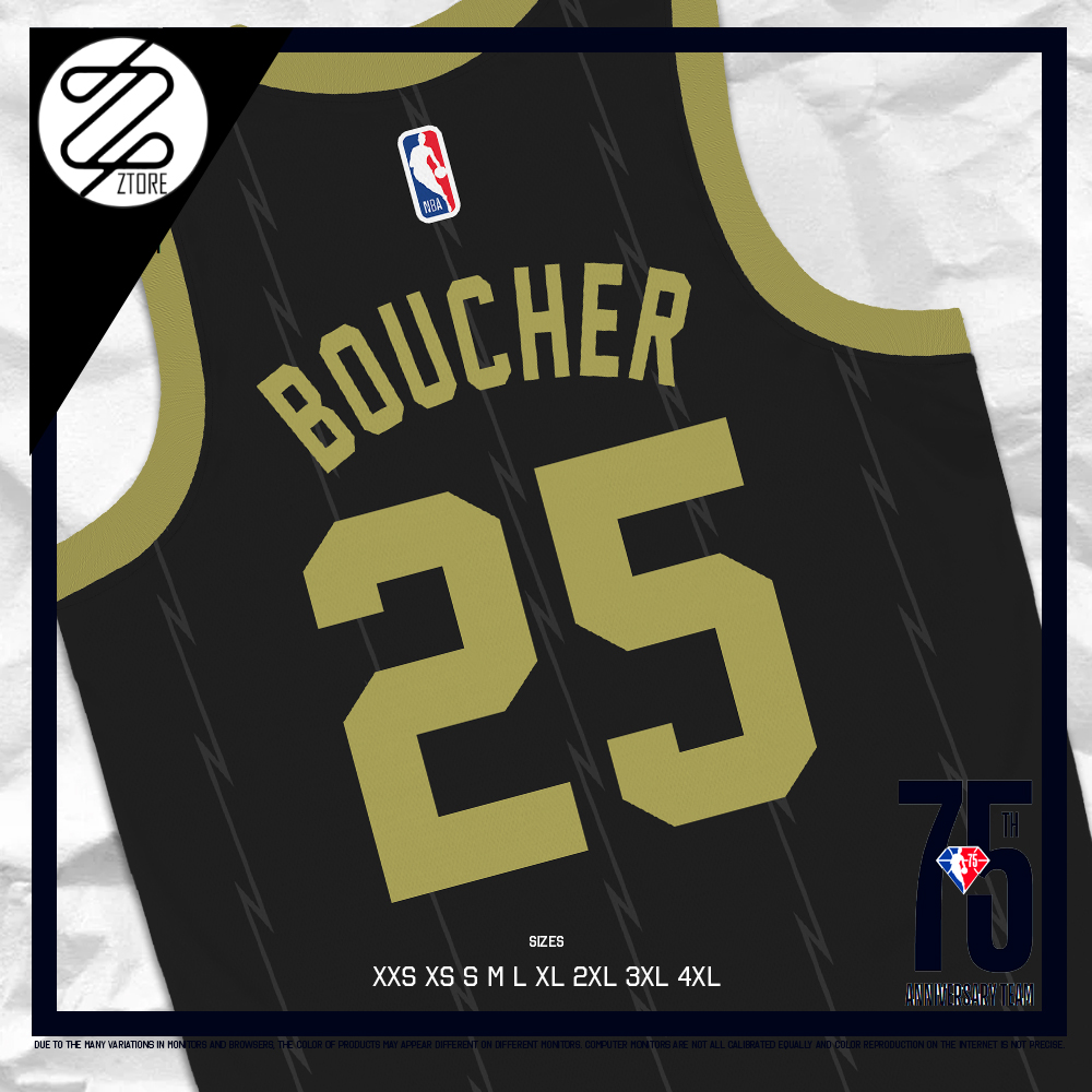 ZTORE 75th Edition NBA Toronto Raptors Jersey 2022 Sublimation Premium  Dryfit